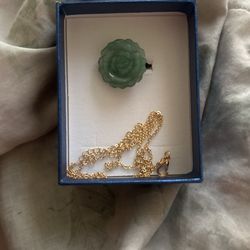 emerald/jade jewelry 