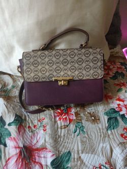 Anne Klein Logo Convertible Satchel Crossbody Bag
