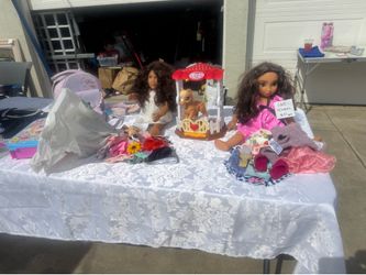 Lots of toys and clothes