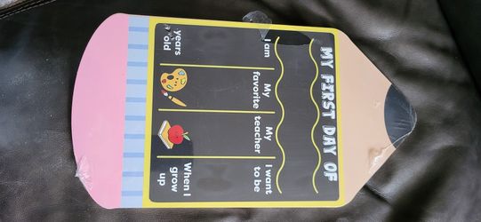 Wooden Chalkbd Sign, (Chalk Not Included)