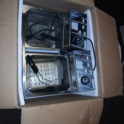 Deep Fryer Double Counter Like New