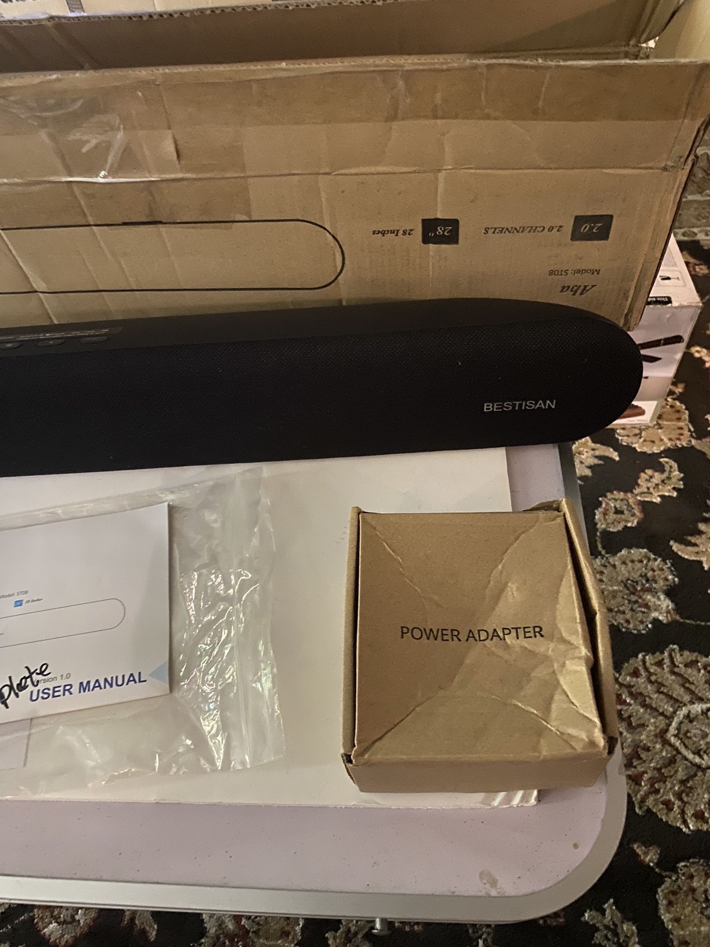 Sound Bar 28” Remote Control