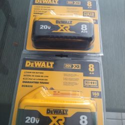 DEWALT 20v 8.0 Battery 