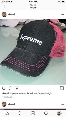 Supreme customized SnapBack hat