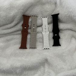 Leopard Engraved Apple Watch Bands 