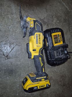 20 volts multitool Dewalt for sale Works Great Battery And Charger Include