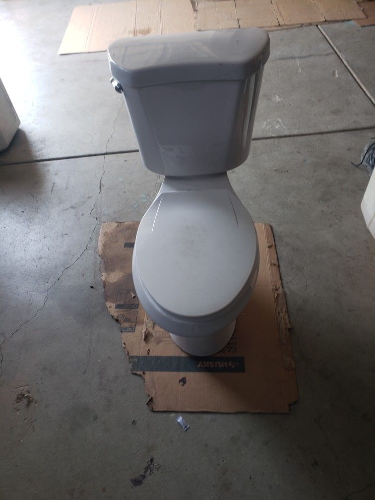 Used Toilet And New Wax Ring.