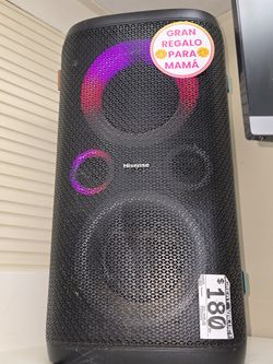 His Hisense speaker