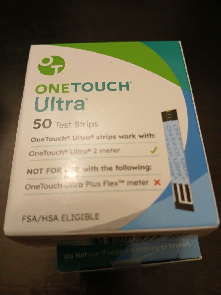 ONE TOUCH ULTRA TEST Strip New Boxes 3 @ 50 Count ALL 3 FOR $90.00 or $40.00 EACH 