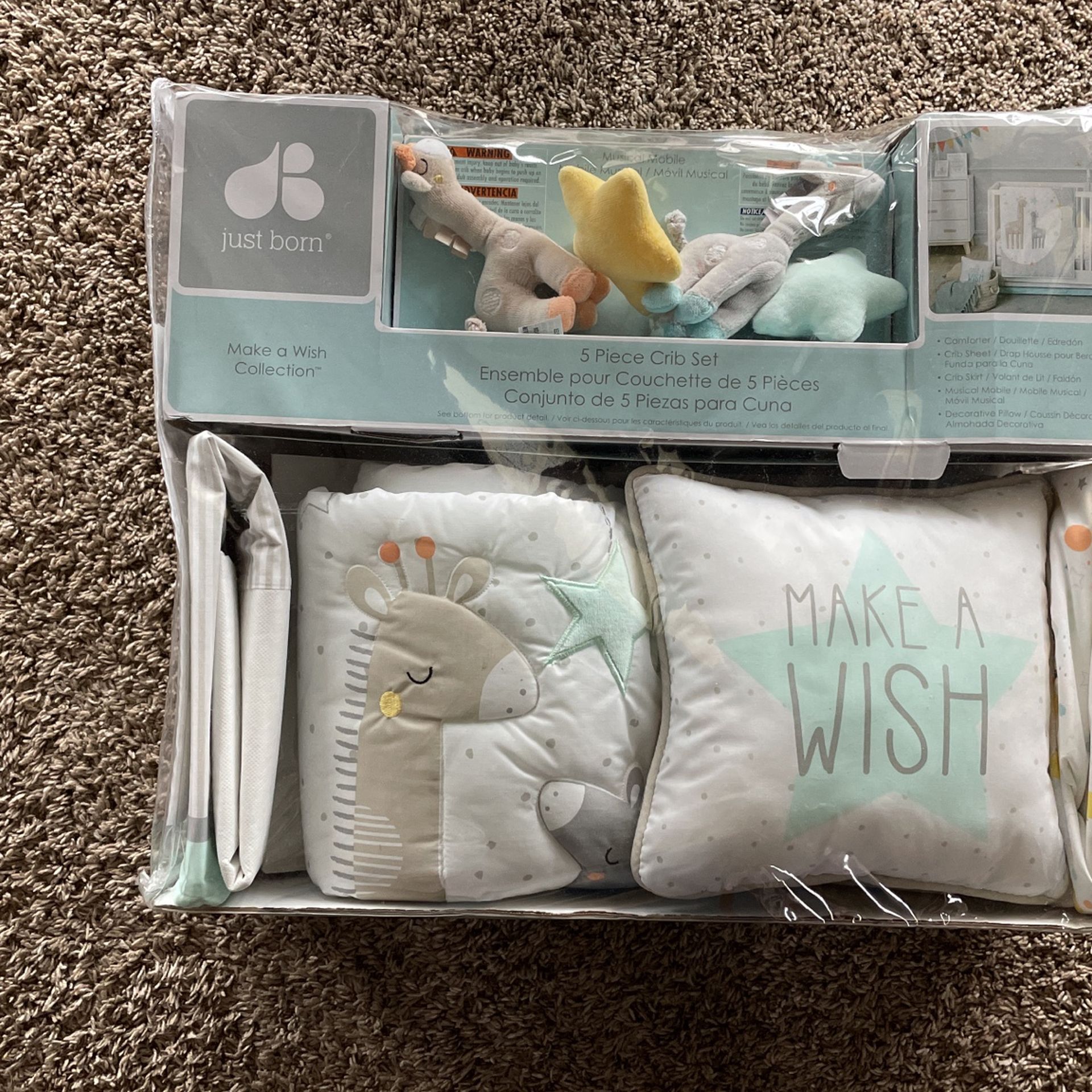 5 Piece Crib Set