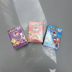3 Pokemon 1999 Base sets sealed 