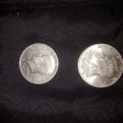 1971 And 1988 Kennedy Half Dollars Rare 
