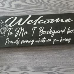 Custom Bar Signs Not Free Read Description 👇 