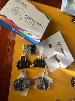 New road bike pedals