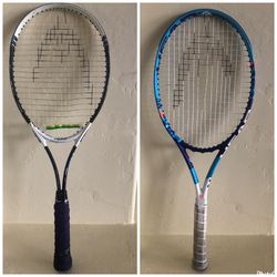 2 Head Tennis Rackets, broken strings
