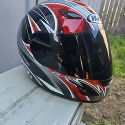 HJC Full Face Motorcycle Helmet (Large) – Tinted Visor