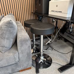 2 Black Stools - NEW UNUSED