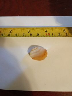 1inx .75in Banded Agate Twist Oval