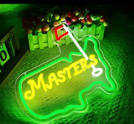 Masters  golf LED sign