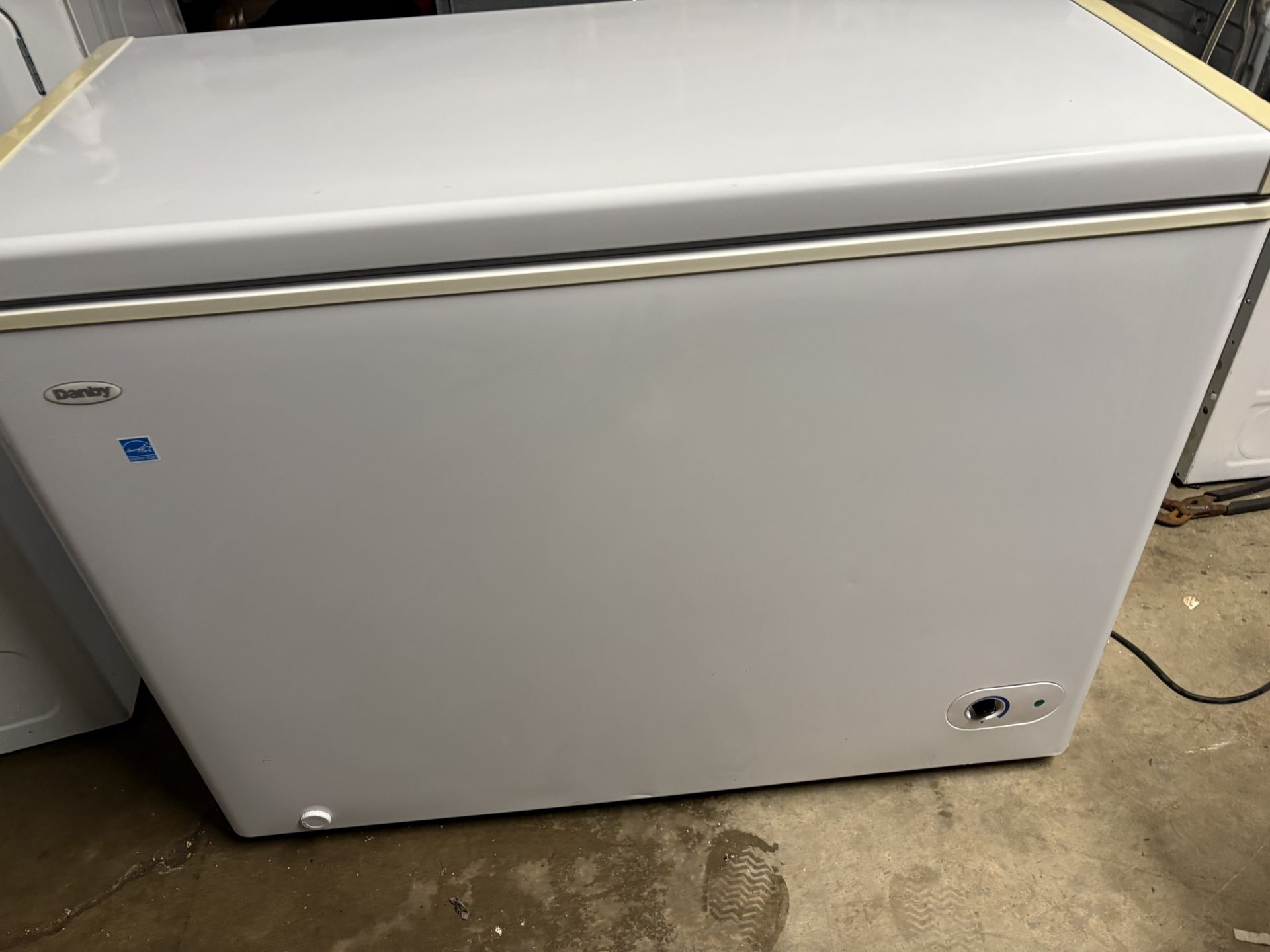 7.1 Cubic Dandy Brand Chest Freezer. $250 It Is