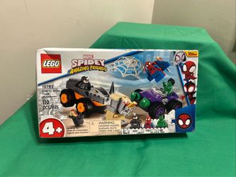 Lego Marvel Spidey And His Amazing Friends Hulk Vs Rhino Truck Showdown 10782