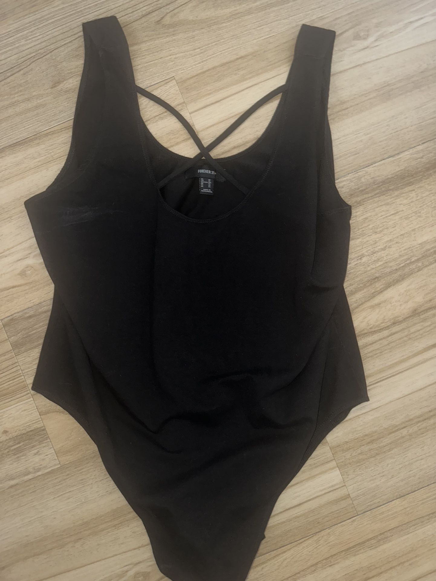 Forever 21 Black 3X Bodysuit