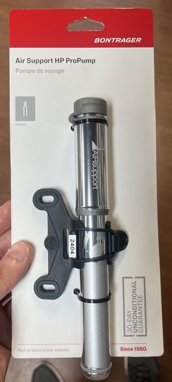 Bontrager Air Support High Pressure ProPump Portable Bike Pump