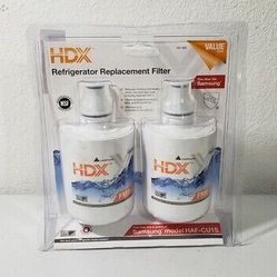 HDX FMS  -1 Refrigerator Replacement Water Filter Fits Samsung HAF-CU1S  2 - Pack