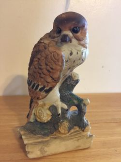 Vintage ceramic falcon