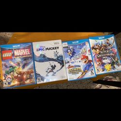 Mario & Sonic Sochi Epic Mickey/super Smash Bros/ Lego Marvel Nintendo Wii/U, 