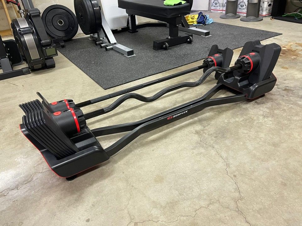 Bowflex Adjustable Barbell And Curl Bar--selec TECH. 2080