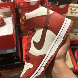 Nike Dunk High - Cinnabar 