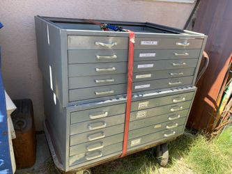 2. - 5 drawers cabinet dim both 49”x29”x33”