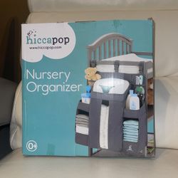 Hiccapop Nursery Organizer Gray