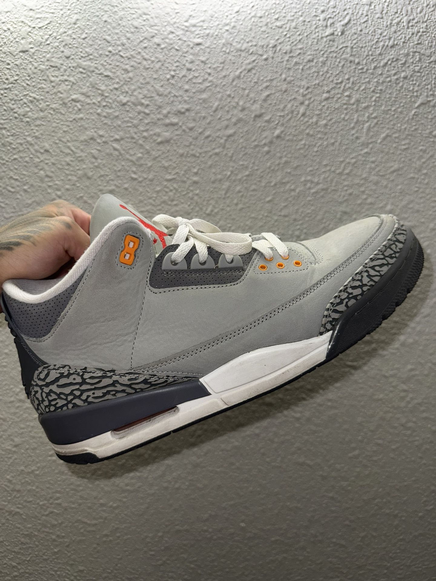 Size 13 U.S COOL GREY Jordan 3s