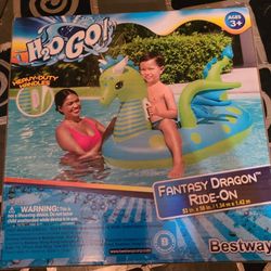 Pool Float Ride On Dragon Brand New In Box