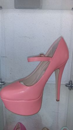 Pink heels