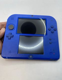 Blue Nintendo 2DS - With. Mario Kart 7 tested authentic