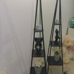 Modern 3 Level 6'0 Lamp  (Black)