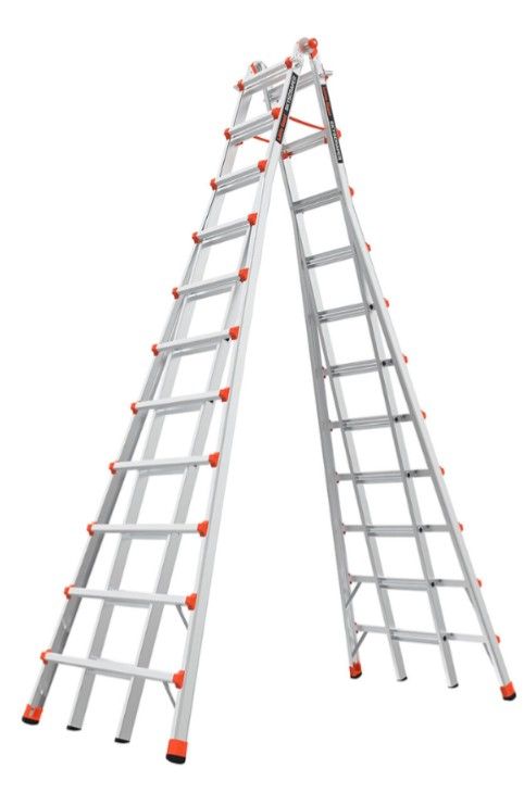 Little Giant Skyscraper Adjustable 17ft Ladder with Accessories