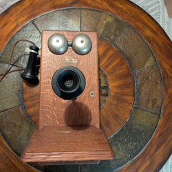 Vintage Phone Oak 