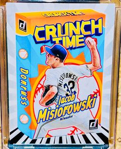 2 Jacob Misiorowski cards with unique insert