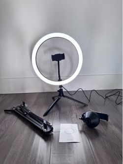 12” Desk Ring Light Kit w/ Arm + Tripod – Perfect for Content & Zoom - NEEWER