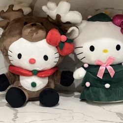 Hello kitty Christmas Plushies 