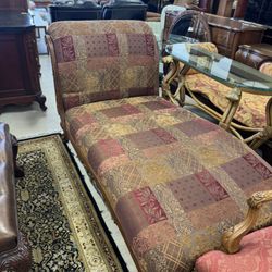 patchwork-patterned chaise lounge - Excellent Condition 