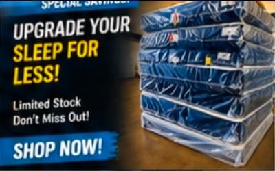 High-quality mattresses for a good night's sleep; we only have Queen ($320) and King ($450) sizes available, from brands such as Saatva and Beautyrest