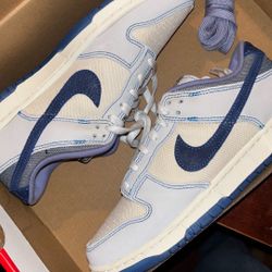 Nike Dunk Low White Blue Void Size 8 men Price $60