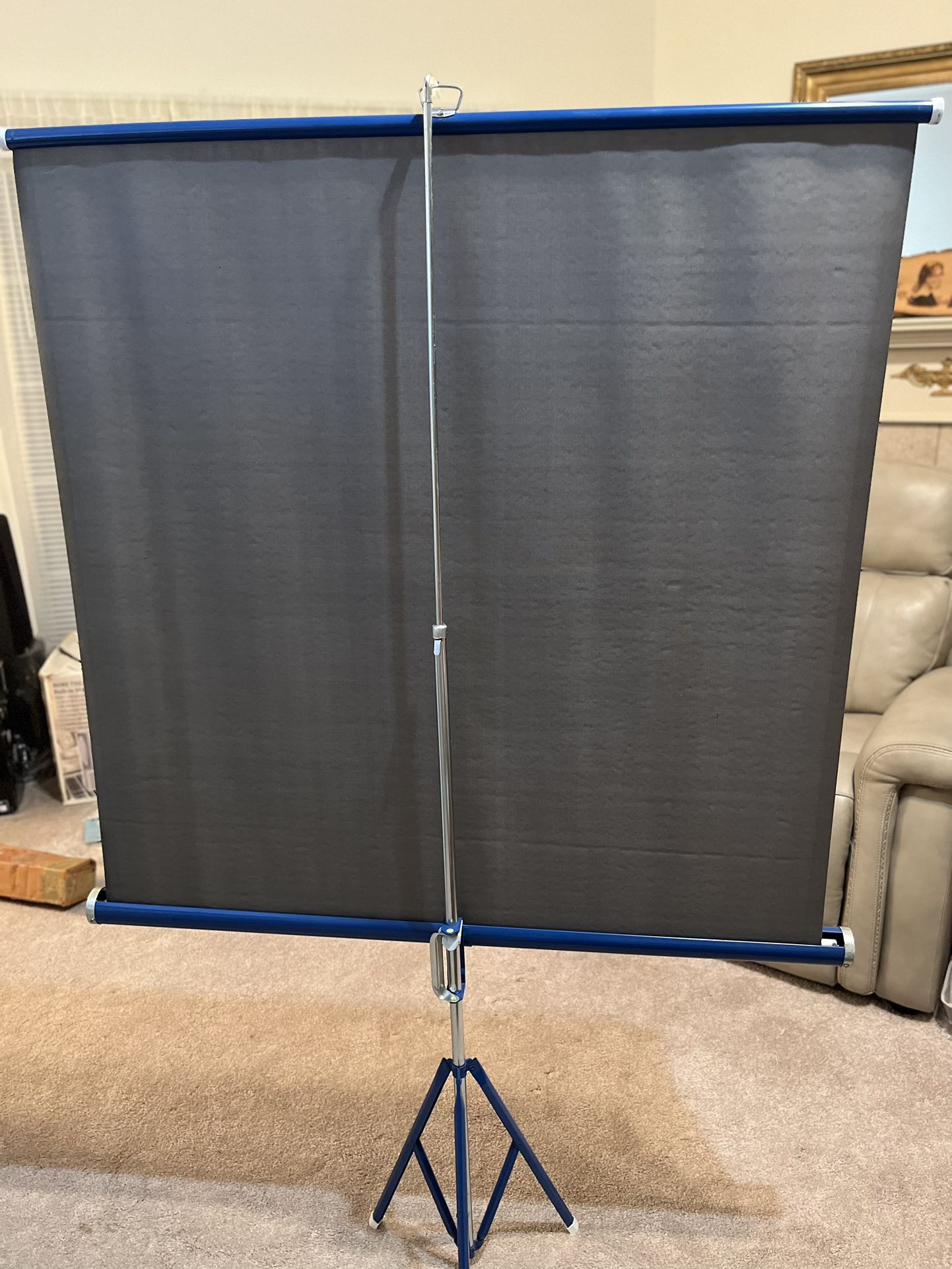 Vintage Da-Lite Flyer 40” X 40” Projector White Screen