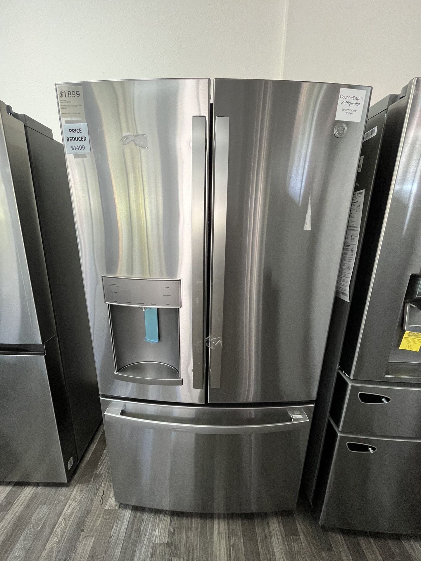 Price Reduced $1499, Was $1899, Counter Depth French Door
