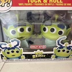 Toy Story Alien Funko Pops! Disney, Pixar! Tuck And Roll